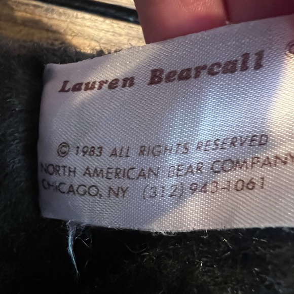 Lauren Bearcall brown fuzzy jacket, one size, stuffed animal, GUC, collectible - Picture 5 of 7